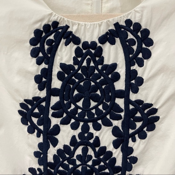Crewcuts Girls White Embroidered Shift Dress - Picture 4 of 9